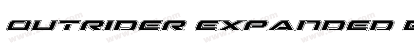 Outrider Expanded Bo字体转换